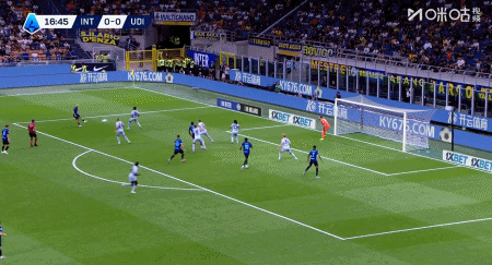 华体会官网APP-半场：国米1-2乌迪内斯，邓弗里斯破门，凯南-戴维斯传射